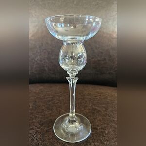 Florida‎ by Schott-Zwiesel 7" Single Light Candlestick Blown Glass Vintage